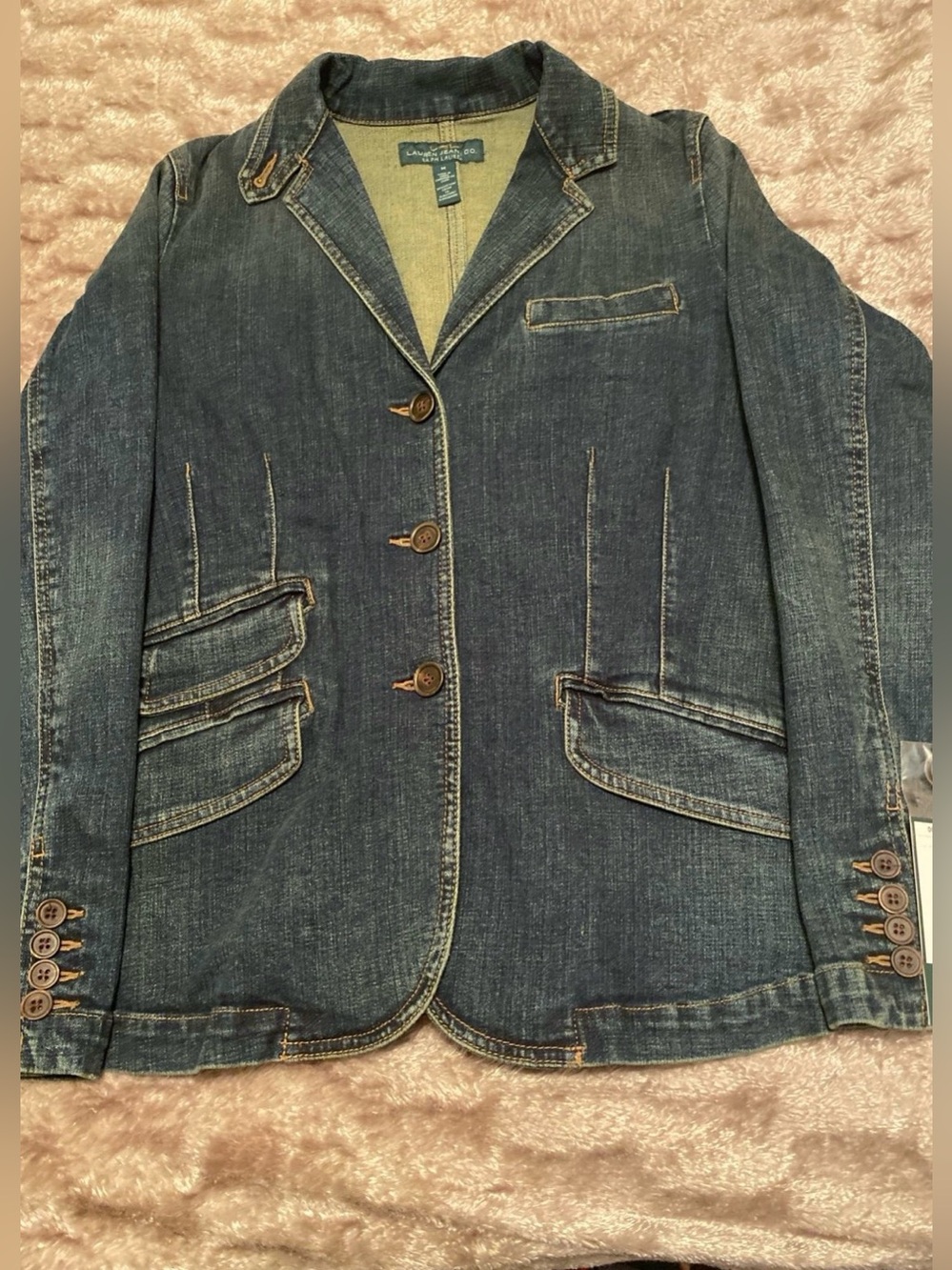 Ralph Lauren Indigo Denim Blazer Jacket